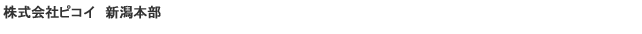 株式会社ピコイ 新潟本部